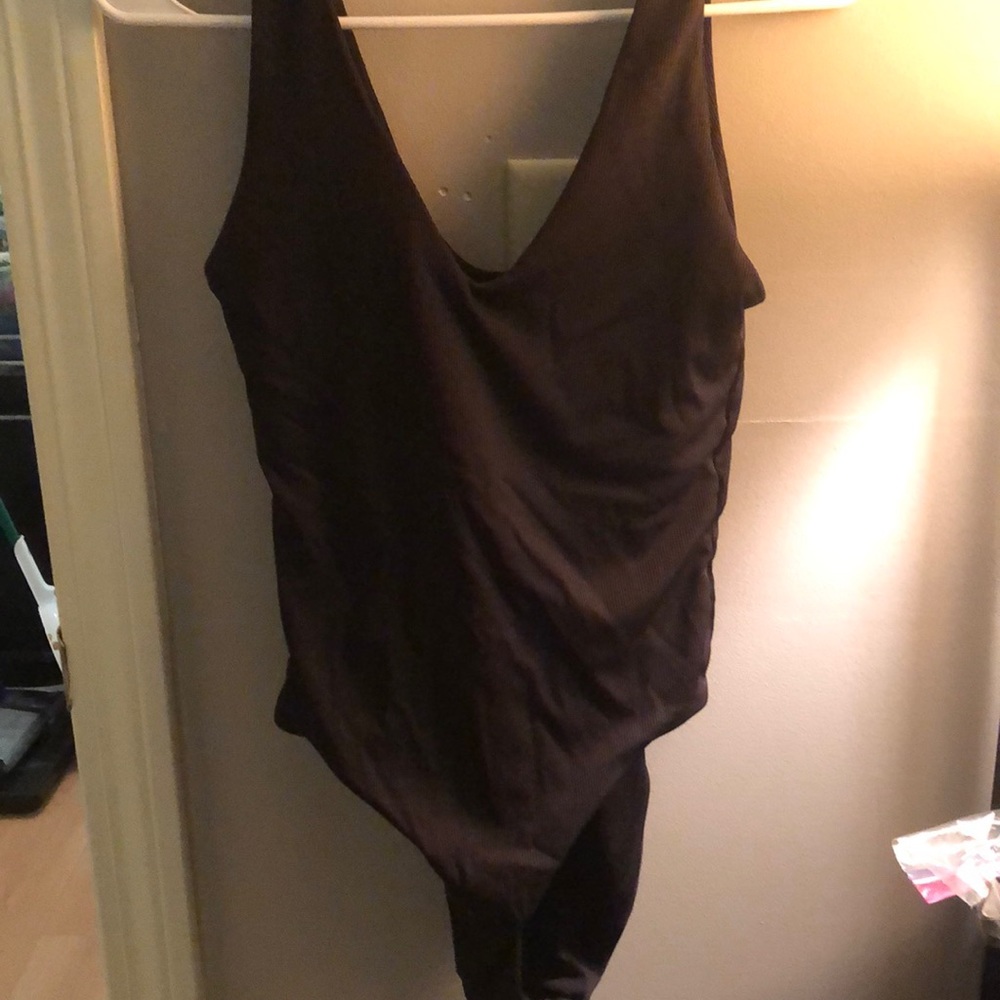 Black one piece bathing suit from SHEIN